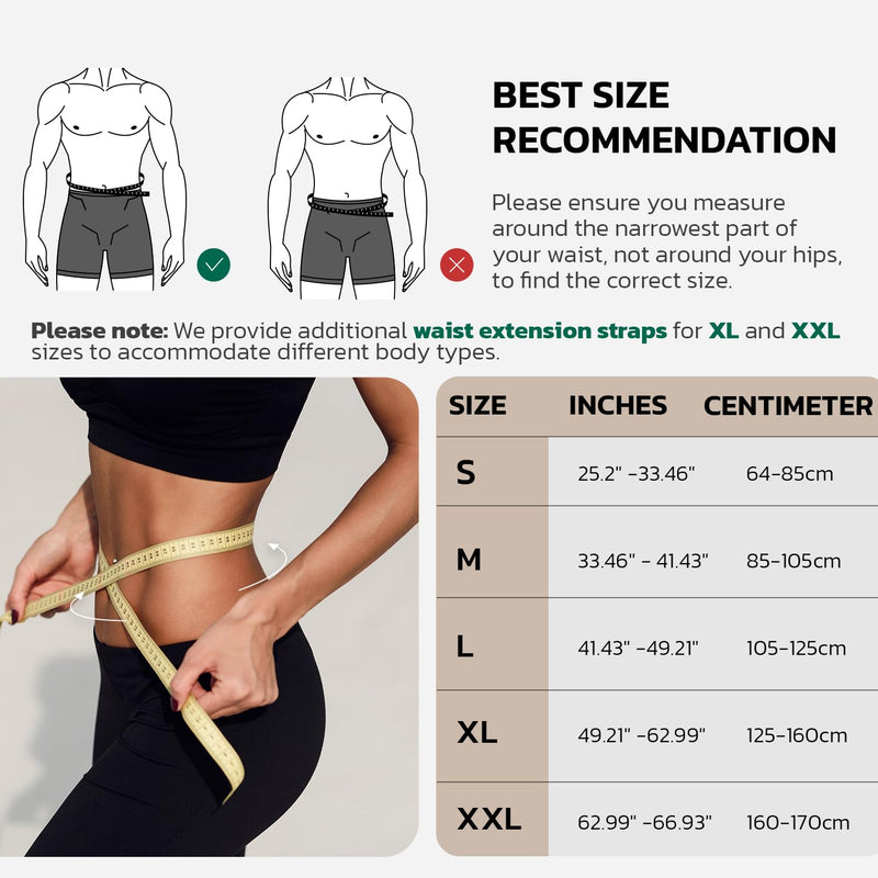 Back Brace for Men Lower Back Pain Women Relief with 360-Degree Biochemical Hug Support without Suspenders Back Support Belt Soft Breathable Fabric Lumbar Support for Herniated Disc Sciatica M Medium Obsidian