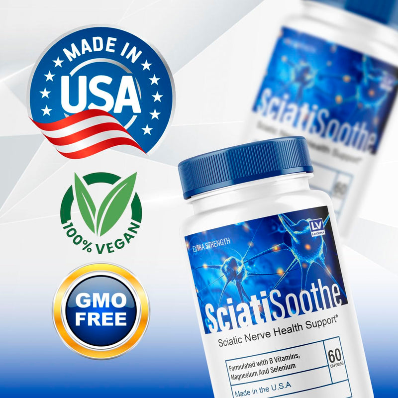 (3 Pack) Sciatisoothe Capsules - Official Sciatisoothe Supplement for Sciatica Support Formula, All Natural Sciati Soothe Vitamins for Overall Health & Wellness Reviews, 180 Capsules for 3 Months