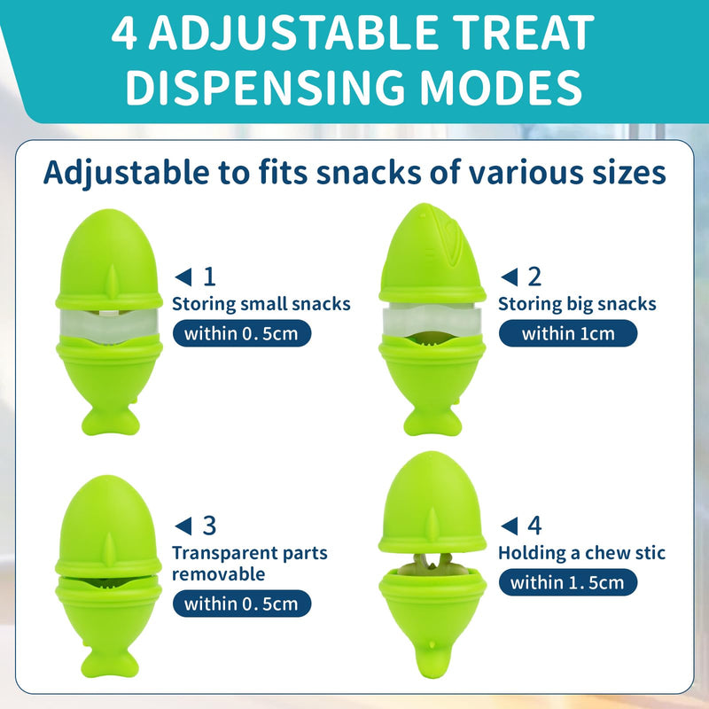 3 in 1 Dog Treat Dispenser Toy, Bully Stick Holder for Dogs, Adjustable Dog Puzzle Toy, Indestructible Dog Treat Toy, Dog Food Dispenser Toys, Interactive Dog Toys Dog Puzzle Feeder - BeesActive Australia