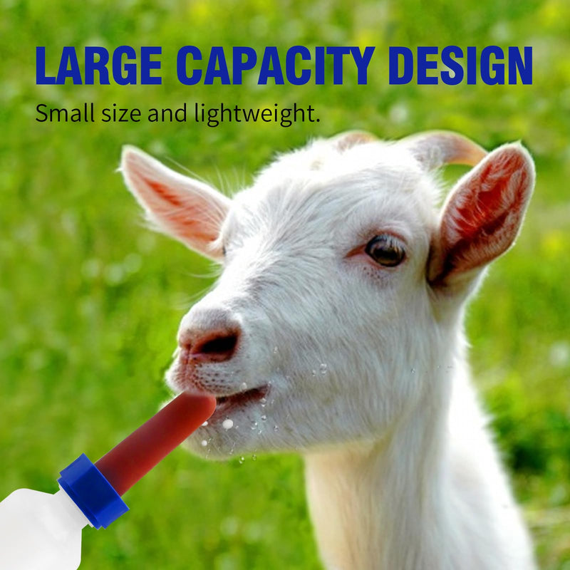 500ml Calf Milk Bottle (Long Nipple 1 Pack), Animal Bottle Feeder Tool, Milk Bottles Feeders Set for Calf Sheep Cow, Ideal for Farms Ranches Household Livestock - BeesActive Australia