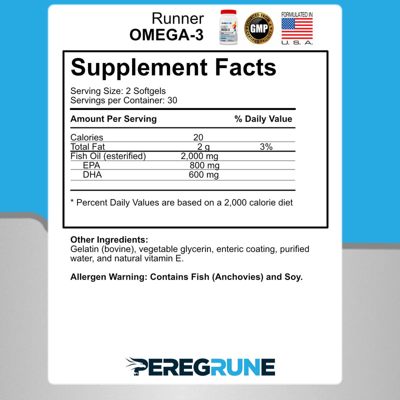 Runner Multivitamin & Omega-3 Bundle | Designed for Runners with Antioxidants & Complete B-Complex to Support Energy & Recovery | Omega-3 to Support Heart & Joint Health | Non-GMO Omega Bundle