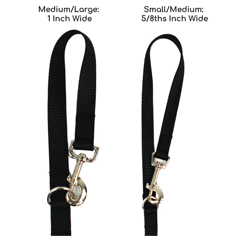 Blue-9 Multi-Function Hands Free Dog Leash, Double Attachment 6 Foot Adjustable Lead for Obedience, Running, and Agility Training, Made in The USA, Hot Pink, Small/Medium Small Medium - BeesActive Australia