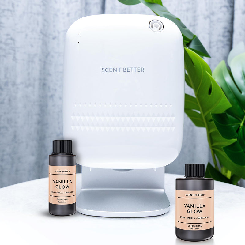 Scent Better Vanilla Glow Aroma Essential Oil Blend: an Aromatherapy Blend of Vanilla, Amber, and Sandalwood for Ultrasonic Diffusers & Nebulizers (2 Fl Oz, 60 mL) 2 Fl Oz (Pack of 1) - BeesActive Australia
