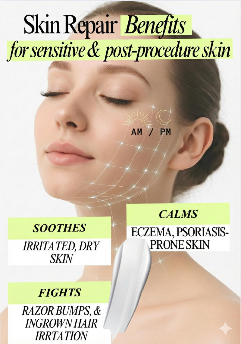 Centella Asiatica + 10% Panthenol After Sun Care with Ceramides – Intensive Skin Barrier Repair Cream for Redness, Acne, Burns, Post-Procedure – Psoriasis & Irritation Care 3.4oz Off White 3.4 Fl Oz (Pack of 1)