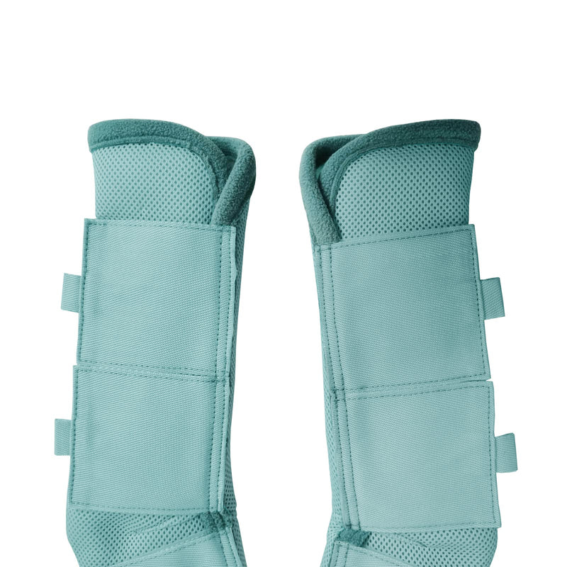 Fly Boots for Horses Set of 4, Breathable Comfy Mesh Horse Leggings Reduce Stomping, Hoof Stress, and Leg Fatigue SkyBlue Cob Sky Blue - BeesActive Australia