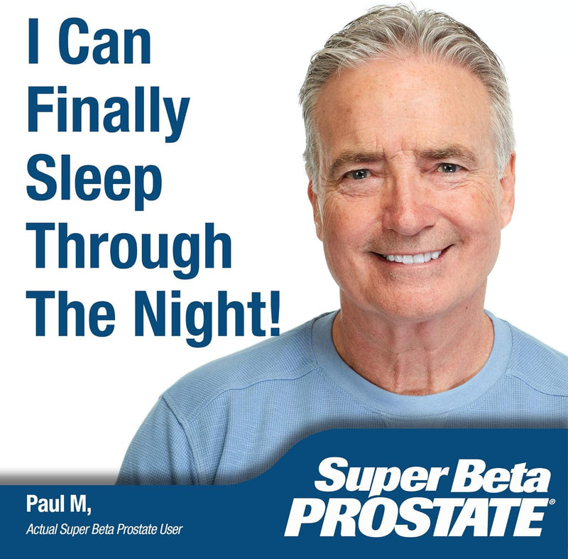 SUPER BETA PROSTATE - Prostate Health Supplements for Men, 60ct (Pack of 3) | Reduce Bathroom Trips, Promote Sleep, Better Bladder Emptying & Healthy Prostate 60 Count (Pack of 3)