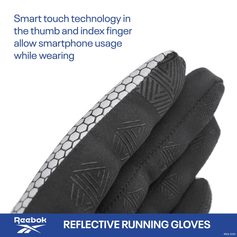 Reebok Reflective Running Gloves - M
