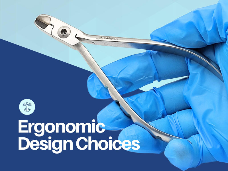 ARTMAN INSTRUMENTS Braces Wire Cutter – Orthodontic Dental Tool Pliers with Tungsten Carbide Inserts, Gold-Plated Handle, Autoclavable, Durable Cutting Edge - BeesActive Australia