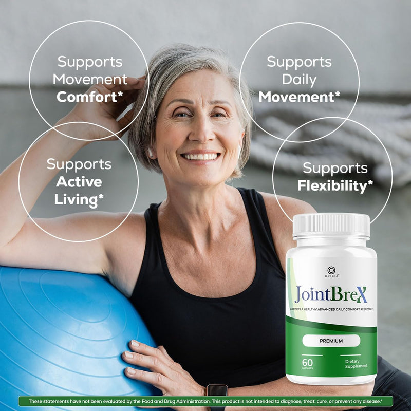 JointBrex Capsules - Official JointBrex Pills Advanced Support for Maximum Strength, All Natural Ingredients Premium Vitamins for Overal Health & Wellness Reviews, 60 Capsules for 1 Month 60 Count (Pack of 1)