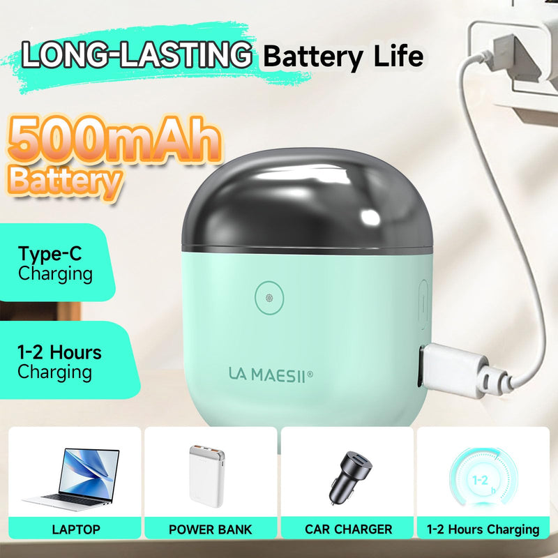 Automatic Electric Nail Clipper & Trimmer with LED Light and Nail Scraps Storage, Portable Electric Nail Clippers Rechargeable Nail Clipper with Two Speeds for Man Women - BeesActive Australia