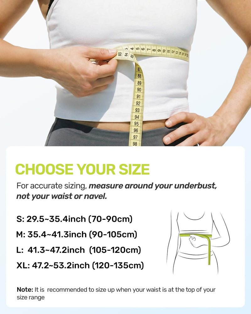 Rakiie Posture Corrector for Women and Men, Upgraded Back Brace with Enhanced Support, Shoulder Straightener with Cushioned Shoulder Pads & Underarm Pain Relief Strap, Blue L