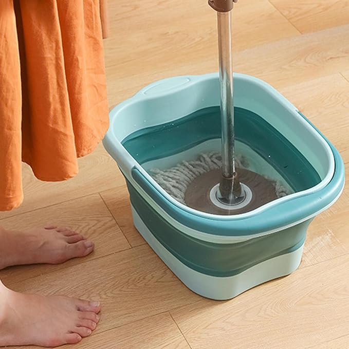 Foot Soaking Bath Basin - Foldable Soak Basin Foot Spa Massage Bucket with Handle - Spa Basin for Relieving Fatigue, Help Sleep, Suitable for Foot Spa, Family Spa Pedicure, Save Space by Miyoki - BeesActive Australia