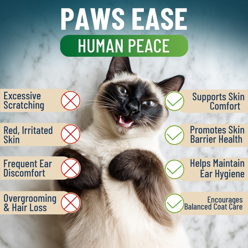 VICSOM Cat Multivitamin & Allergy Relief Bundle, Taurine 16-in-1 Cat Vitamins Chews + Natural Itchy Skin & Immune Support Soft Chews, Heart, Skin, Seasonal Allergy & Daily Wellness Support