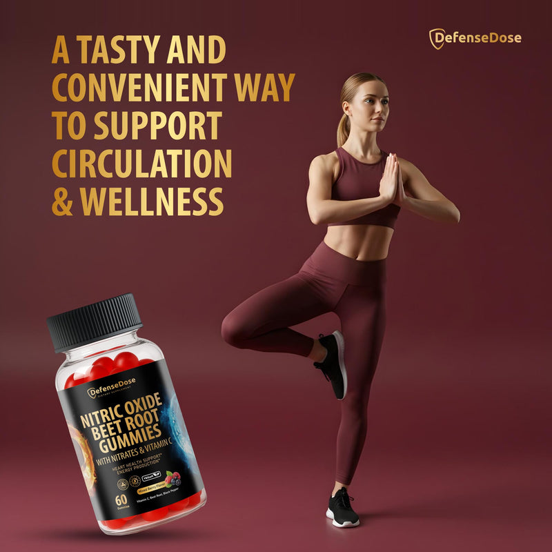Beet Root Gummies - Advanced Nitric Oxide Blood Pressure & Heart Soft Chews Support Supplement - Men Women Natural Chewable Beets for Cardiovascular Health & Energy - Sugar-Free Vegan | Advanced Nitric Oxide, Heart Support Supplement, Natural Chewable ...