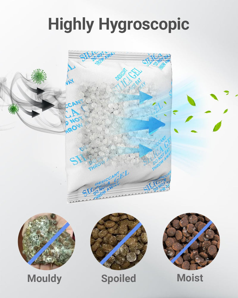Pet Food Desiccant Bag Compatible with PETLIBRO/PETKIT Automatic Cat Feeder, Desiccant Bag Replacement for Pet Food Storage Container/Dog Treat Container/Timed Cat Feeder, Keep Pet Food Fresh- 16 Pack - BeesActive Australia