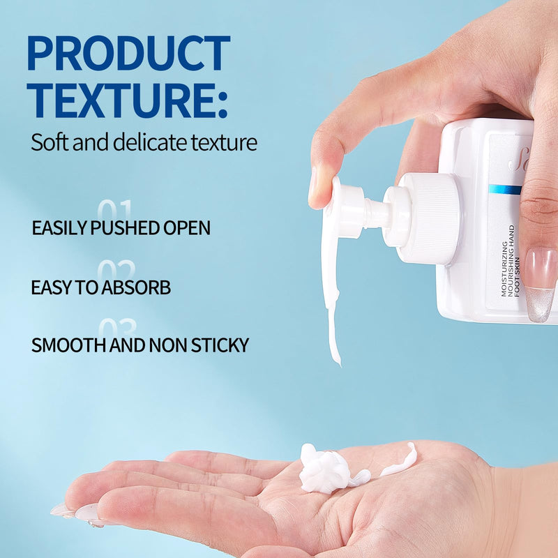 Urea Cream 60 Percent Body Lotion 10.58 Oz, Body Lotion for Dry Skin, Skin Moisturizing Lotion for Extremely Dry Skin, Non Greasy Body Cream