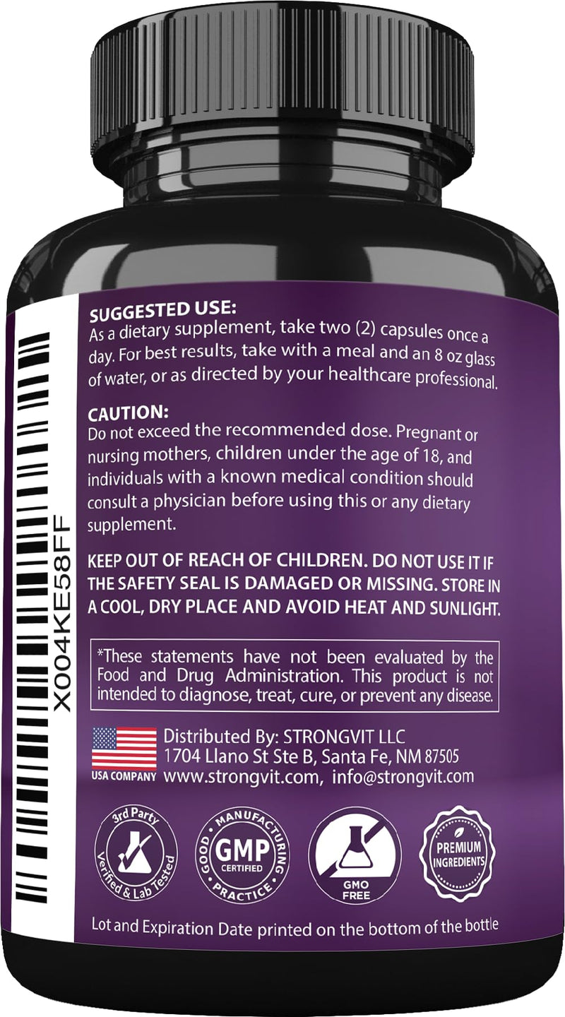NAD Resveratrol Supplement for Women & Men. Support Cellular Health, Energy + Healthy Aging. Advanced Formula, Plus Third-Party Lab Tested in USA (120 Capsules) 120 Count (Pack of 1)