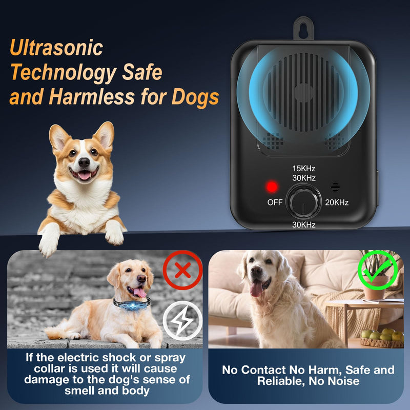 Anti Barking Devices, Auto Barking Control Devices with 3 Modes, Rechargeable Ultrasonic Dog Barking Deterrent Devices Bark Box, Effective Stop Barking Dog Devices for Indoor & Outdoor Use 9
