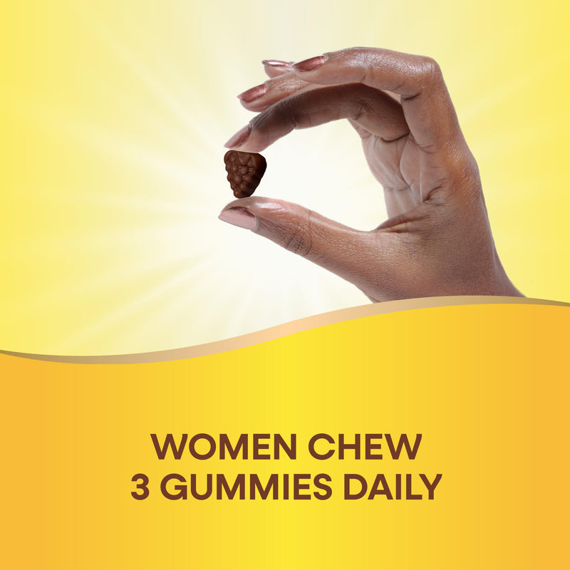 Nature's Way Alive! Women's 50+ Premium Gummy Multivitamin Supplement, Supports Heart, Brain & Bones*,B-Vitamins,Vegetarian,Grape&Cherry Flavored Gummy Vitamins,75 Gummies Packaging Vary,(Pack of 2) 75 Count (Pack of 2)