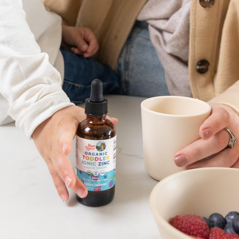 MaryRuth Organics USDA Toddler Liquid Drops | Zinc Sulfate | Immune Support Supplement| Skin Health | Vegan | Formulated for Ages 1-3 | Delicious Berry Flavor | 1 Month Supply | 2 Fl Oz - BeesActive Australia