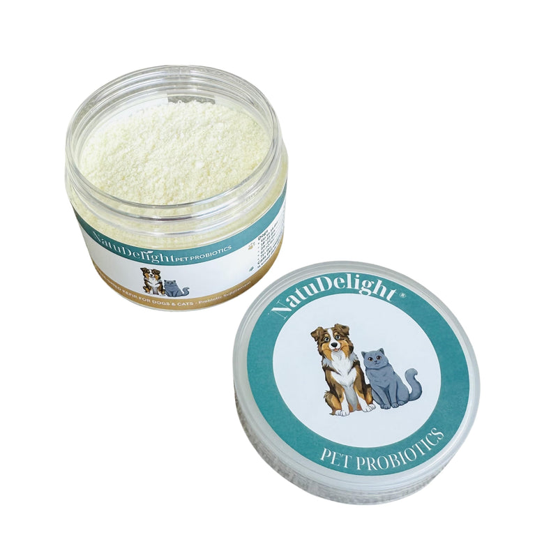 Naturally Grown Freeze-Dried Milk Kefir for Dogs & Cats – Single-Ingredient Pet Kefir Powder for Digestive Health & Gut Support, 30g