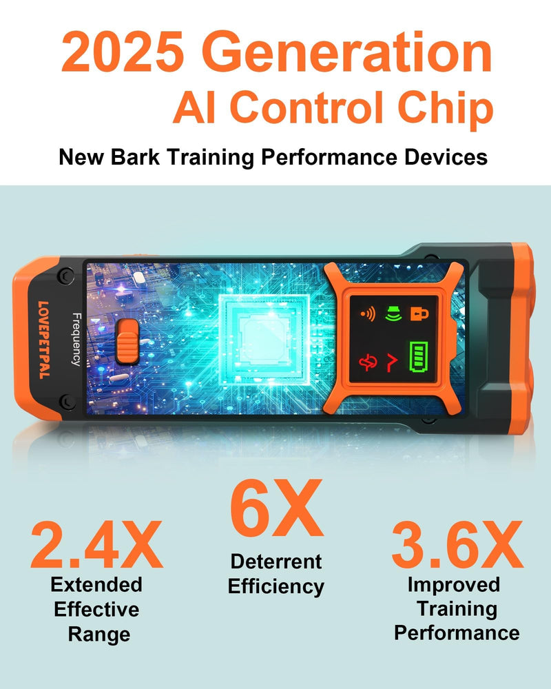 Dog Training Bark Deterrent Device, Anti-Barking Device with HD Display and LED Flashlight for Dogs, Stop Bad Behavior Without Yelling or Swatting, Ultrasonic Stopper Alternative to Shock Collars XXS