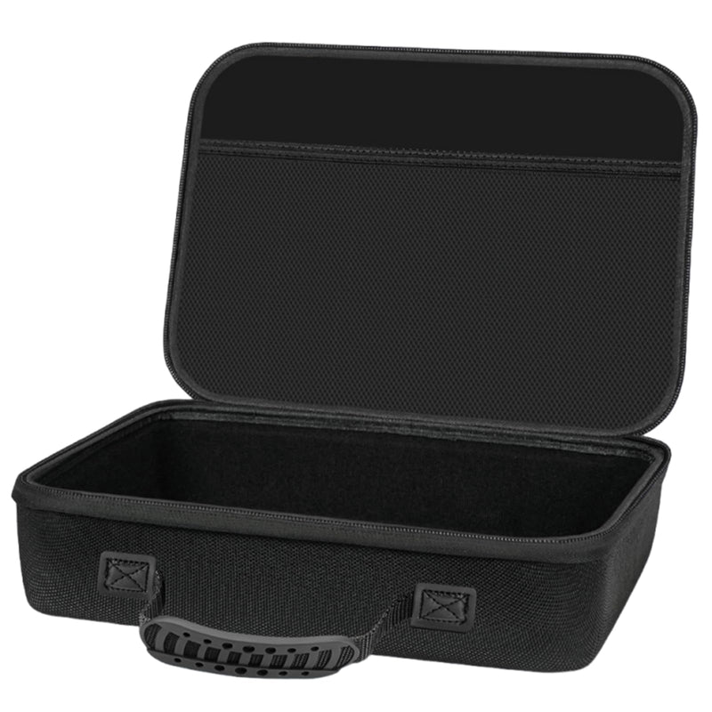 EVA Hard Shell Travel Case for Smart Nebulizers & Asthma Inhalers - Portable Carrying Organizer with Mesh Top Compartment for Masks, Cables, Adult Breathing Device Accessories (Case Only) Black - BeesActive Australia