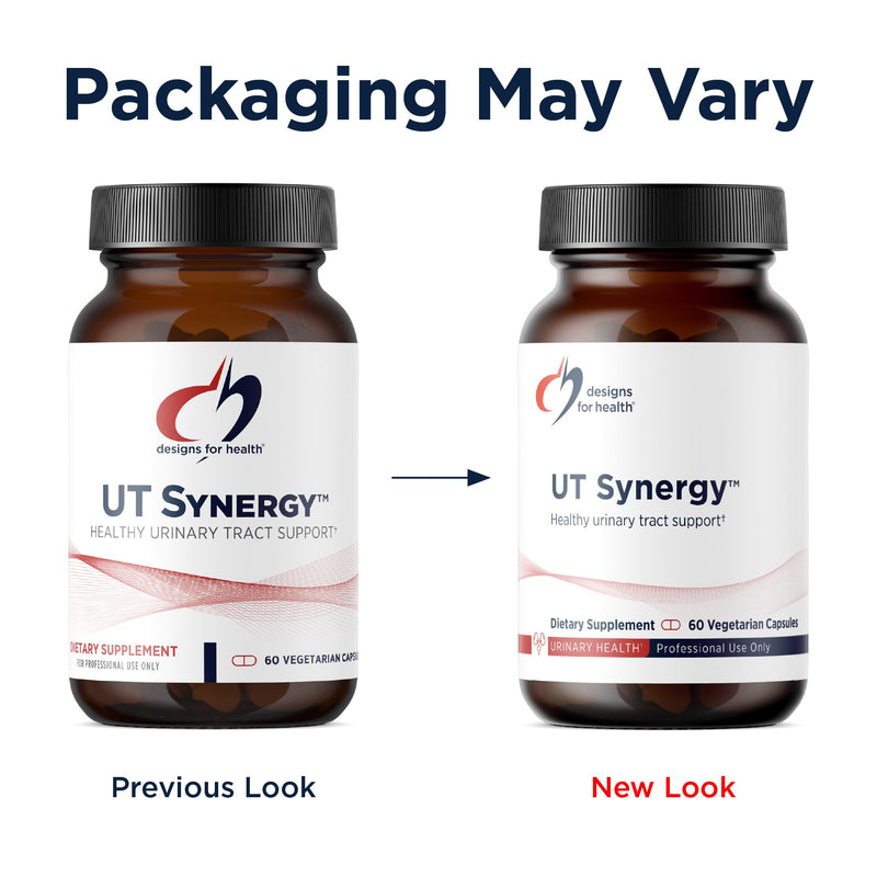 Designs for Health UT Synergy - 500mg D-Mannose with Horsetail, Nettle, Hibiscus + Bearberry Leaf - Healthy Urinary Tract Support - Non-GMO + Gluten-Free Supplement (60 Capsules) Standard Packaging