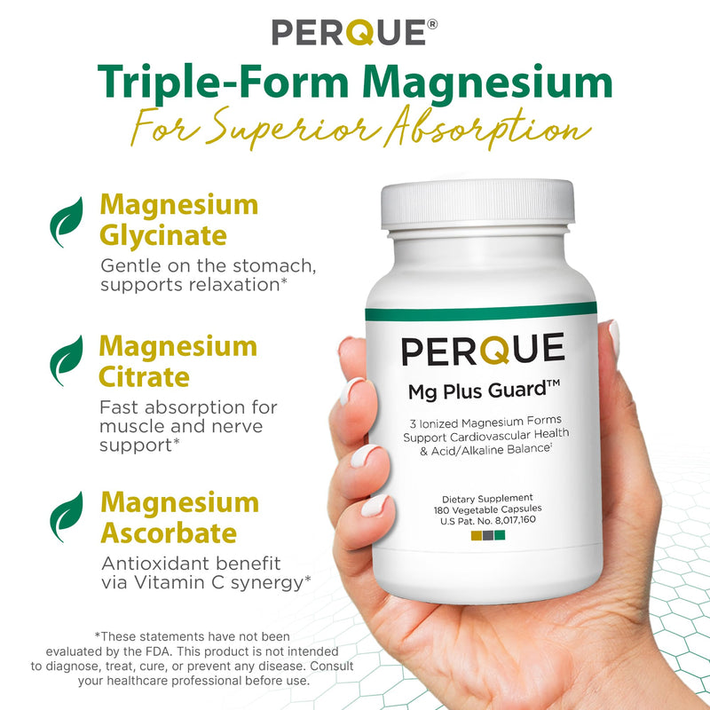 PERQUE Mg Plus Guard 180 Vegetable Capsules