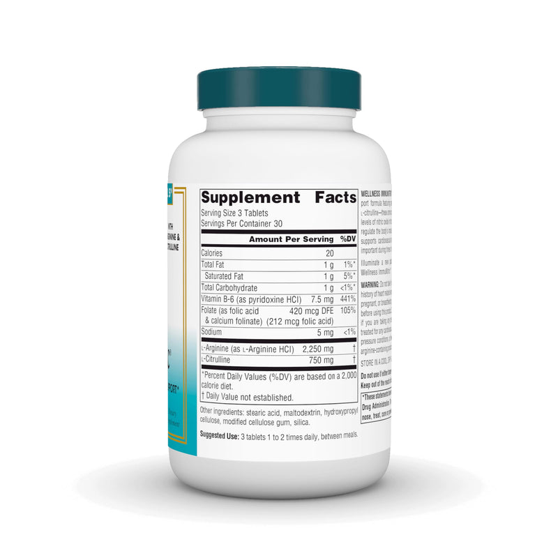 Source Naturals Wellness Immunitric, 90 Tablets | with L-ARGININE & L-CITRULLINE | Nitric Oxide Builder For Immune System Support*