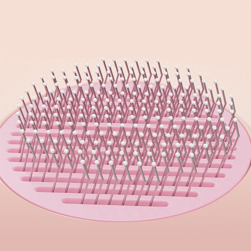 TOOVREN Spray Cat Brush with Release Button, Cat Brushes for Indoor Cats, Self Cleaning Cat Hair Brush for Removing Tangled and Loose Hair, Pet Hair Removal Comb for Cats and Dogs (Pink) pink - BeesActive Australia
