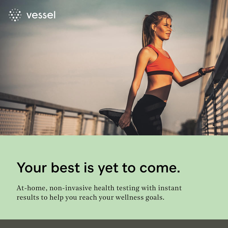 Vessel Health, The Most Accurate Health & Wellness Urine Test Available – Measures Magnesium, Calcium, Vitamin C, Sodium, Hydration, Ketones & More: Results & Custom Insights in App, iOS Only, 1 Pack 1 Count (Pack of 1) - BeesActive Australia