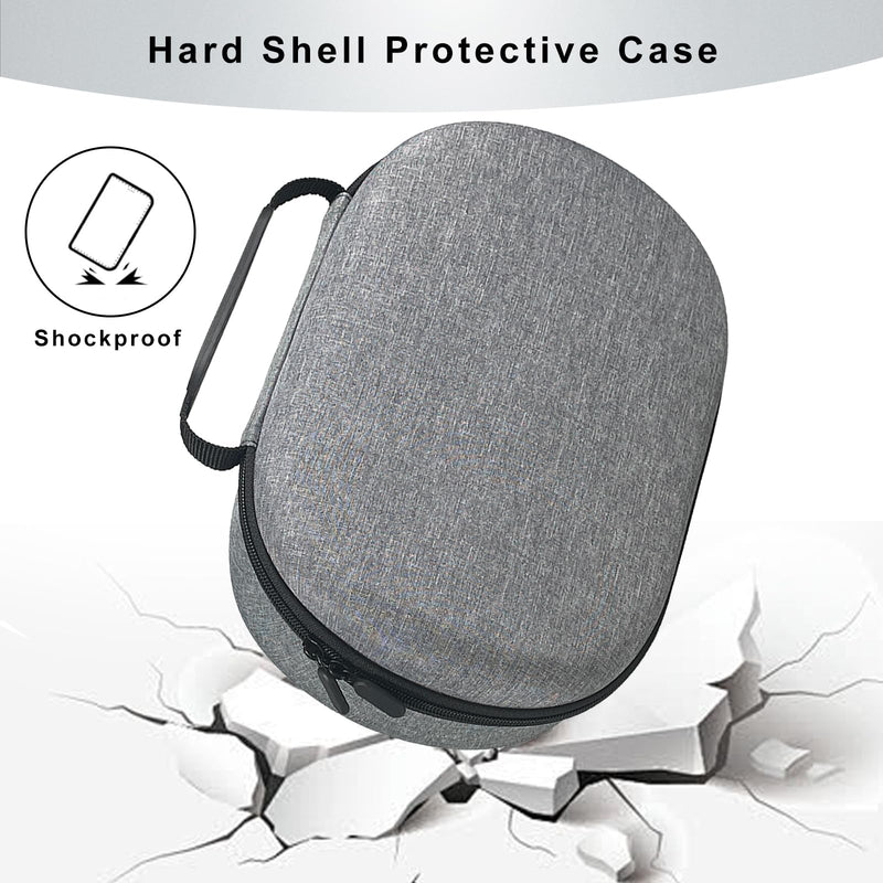 Hard Carrying Case for Apple Vision Pro VR Headset - Compatible with Battery & Charger Accessories, Handheld Design Travel Storage Case, Shockproof & Anti-Drop - BeesActive Australia