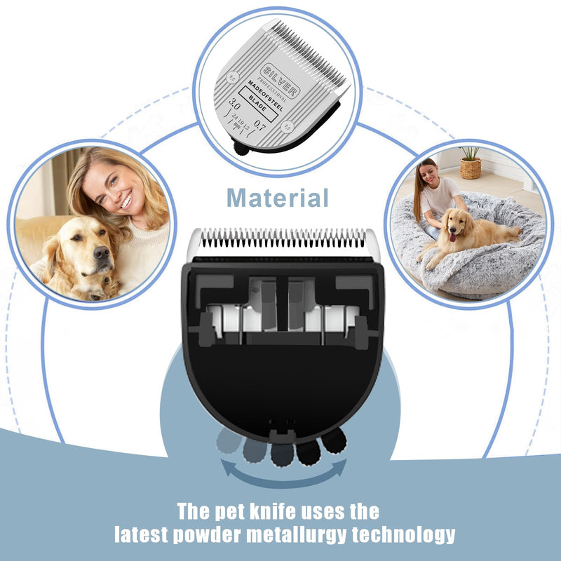 2PCS Adjustable 5 in 1 Replacement Blades Compatible with Wahl 5 in1 Clipper Bravura, Chromado, Creativa, Figura, Motion, Supergroom Dog Grooming Clippers Black-2 - BeesActive Australia