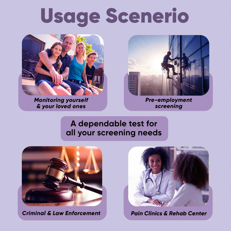 [5 Pack] Prime Screen 12 Panel Urine Test (AMP,BAR,BZO,COC,mAMP,MDMA,MOP/OPI 300,MTD,OXY,PCP,TCA,THC) - WDOA-7125 5 - BeesActive Australia