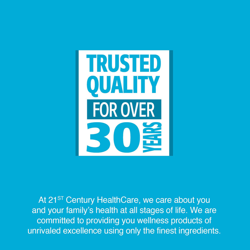 21st Century Healthcare Zinc Citrate Tablets 50mg, 60 Count (Pack of 4)