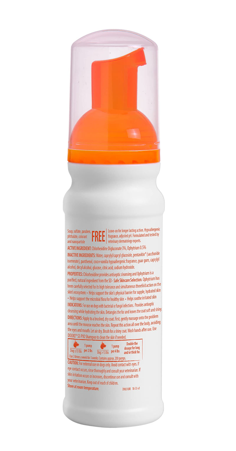 PYO Mousse 5.1 oz (150 mL), Used for dogs and cats with skin conditions - BeesActive Australia
