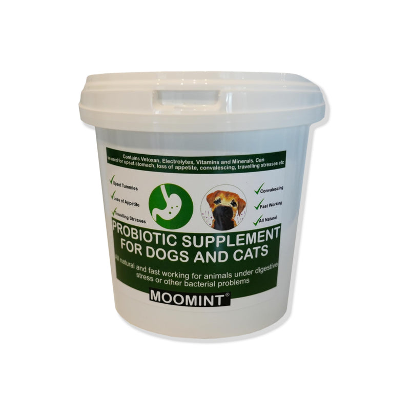 Probiotic for Dogs and Cats - Premium Supplement For Upset Stomach, Loss of Appetite & Travel Sickness - 100g