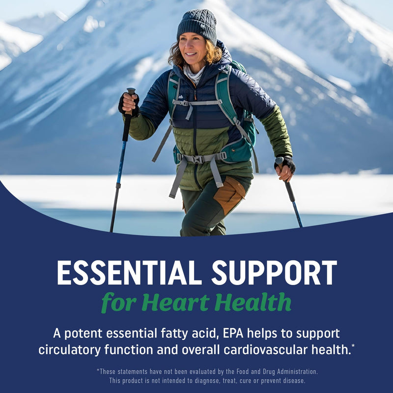 EPA Ultra 1,105MG | Heart Health & Cellular Function Support | Omega 3 Fish Oil | 1,650MG Total Omega-3 Fatty Acids | High Strength EPA Supplement | Sustainably Sourced & Gluten-Free | 60 Ct. - BeesActive Australia