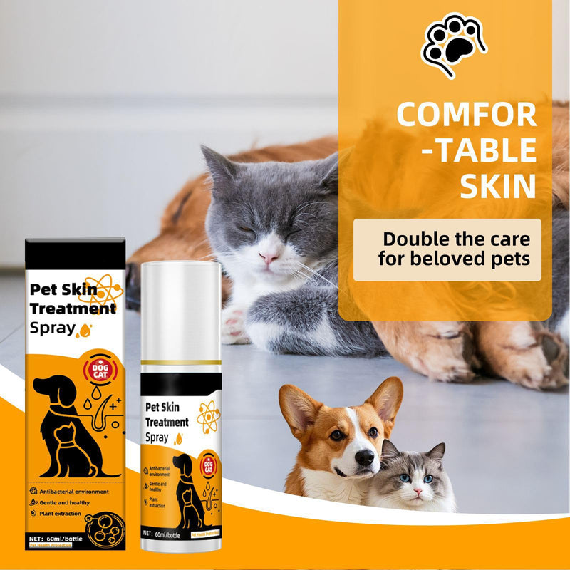 Pet Skin Treatment Spray for Dogs – Fast Soothing Relief for Dry, Itchy Skin in Puppies & Adult Dogs, Provides Comfort & Care 1#