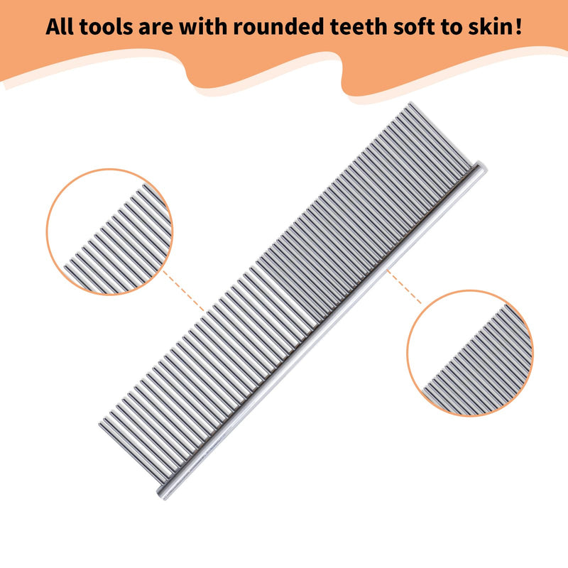 Ergonomic Slicker Brush for Long-Haired Dogs - Wooden Handle, Long Pins for Grooming Goldendoodles - BeesActive Australia