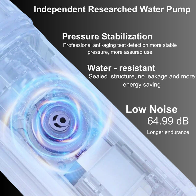 Water Flosser for Teeth Cleaning and Flossing | 4 Modes Rechargeable Cordless Oral Irrigator | IPX7 Waterproof | 300ml Water Tank Teeth Cleaner | Portable Electric Dentel Flossers for Home and Travel