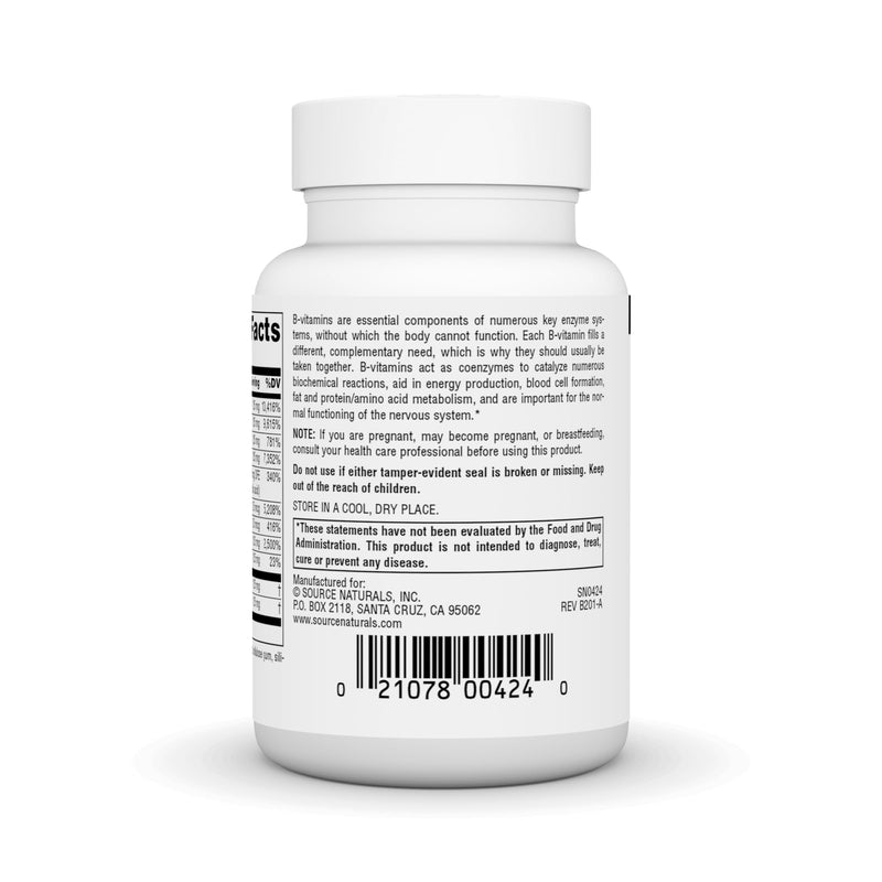 Source Naturals B-125, 30 Tablets | Energy Production Support*