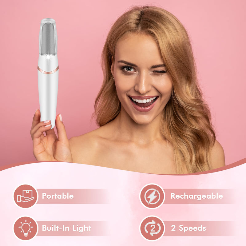 Electric Foot File and Callus Remover,Professional Pedicure Tools for Dry, Calluses, Dead, Cracked, Hard Skin,Equipped with 2 Grinding Heads and 1 Cleaning Brush - BeesActive Australia