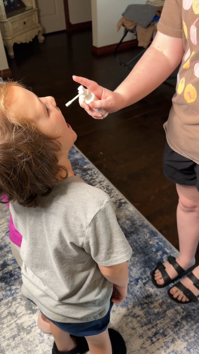 Abera Anti-Caries Kids Oral Spray, Fluoride Free Toddler Toothpaste Helper for Cavity Repair and Fresh Breath, 360 Degree Rotating Spout Easy to Use for Newborn to Preschooler, 1.35 fl Oz, Pack of 2 B. Recommended Combo