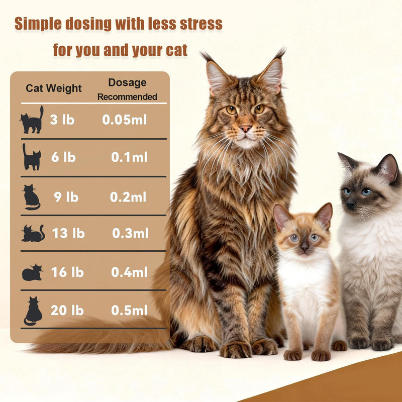 Dewormer for Cats - Fenbendazole for Tapeworms, Roundworms & Hookworms Broad Spectrum Dewormer