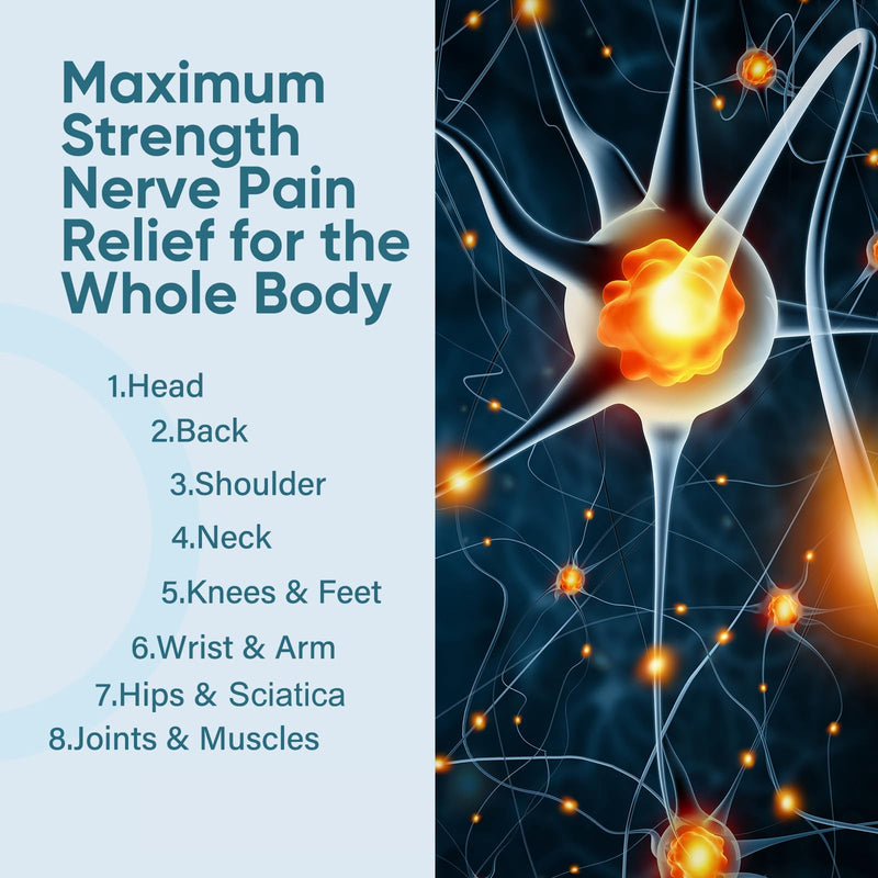 Nerve Savior for Neuropathy, Nerve Relief Support with 600mg Alpha Lipoic Acid, Soothe Discomfort for Feet Hands Legs Back & Neck 120 Capsules 120 Count (Pack of 1)