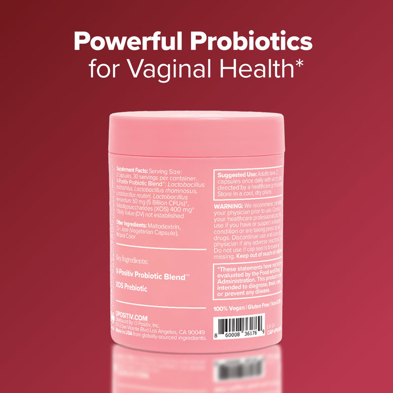 URO Vaginal Probiotics for Odor, Flora & pH Balance – 60-Day Supply 60 Count (Pack of 2)