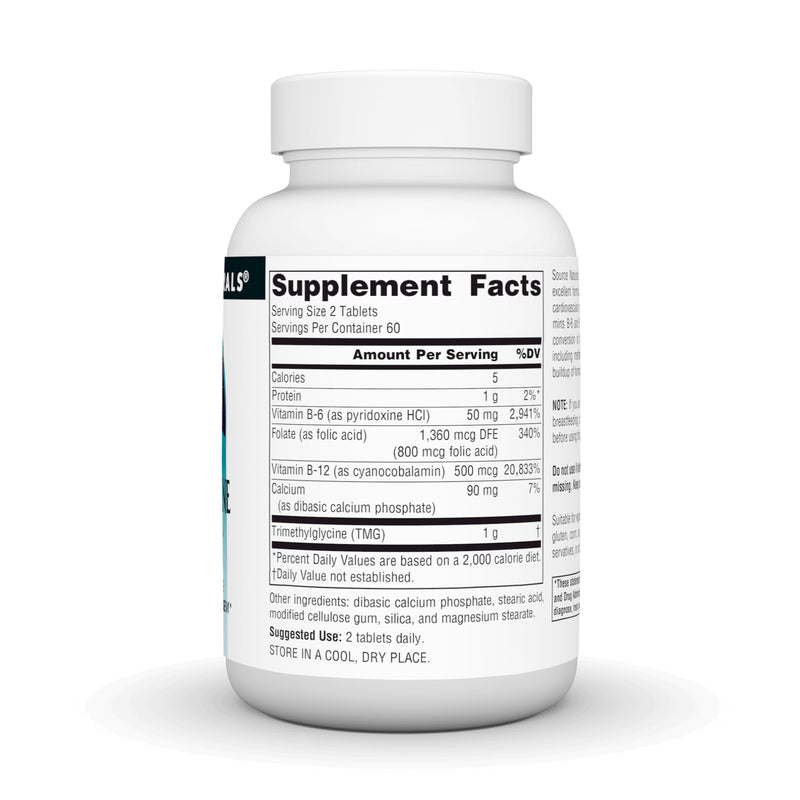 Source Naturals Homocysteine Defense, Helps Support the Cardiovascular System* - 120 Tablets 120 Count (Pack of 1)