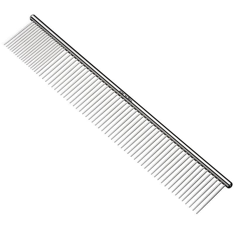 Andis 65725 Stainless-Steel Comb for Knots, Mats & Loose Hair Removal - Effective Dematting Tool Comfortable, Lightweight, Portable & Safe for Dogs, Cats & Pets – Silver, 10-Inch 10 Inch - BeesActive Australia